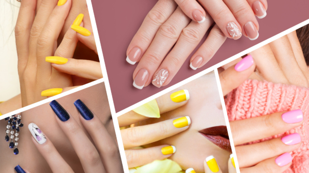 Nail arts in beauty salon Canada
